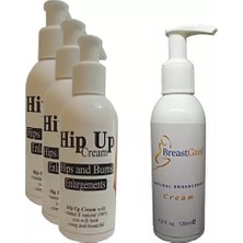 Najmaddin Sh Hintohu Hipup Hip Enlargement Cream Kalça , Vücut Kremi 120 ml 3 Adet+Breastgain Toparrlayıcı