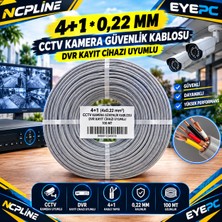 EYE PC 85 Metre Cctv 4+1 Kamera Dvr Güvenlik Kablosu
