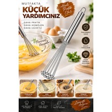 Tasarım Evi Yeni Nesil Ayarlanabilir Paslanmaz Yumurta Pasta Çırpıcısı Metal Çırpıcı