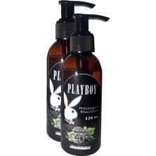 Najmaddin Sh Playboy Blackberry Flavored Massage Oil Böğürtlen Aromalı Vücut Masaj Yağı 120ML 2 Adet Sh
