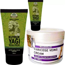 Najmaddin Sh Ibn-I Sina Kuyruk Yağı Dindirici Krem Kas Sırt Bel El Ayak Kullanım 50 ml + 1 Adet Varıcose