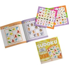 Dokuz Yayınları Çocuklar Için Sudoku   Orta Seviye 2   Sticker Hediyeli