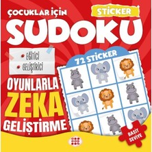 Dokuz Yayınları Çocuklar Için Sudoku   Basit Seviye 1   Sticker Hediyeli