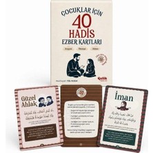 Çelik Yayınevi Çocuklar Için 40 Hadis Ezber Kartları 40 Kart