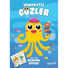 Parlayan Yıldız Denizleri Keşfet   Hareketli Gözler   Aktiviteli Boyama Kitabı