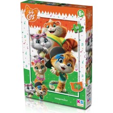 Akıllı Bayi Cat 709 44 Kedi Puzzle 50 Parça - Ks Puzzle