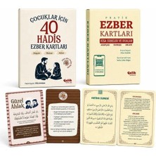 Çelik Yayınevi Ezber Kartları Seti: 1   Çocuklar Için 40 Hadis 2   Kısa Sureler ve Dualar