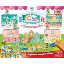 KS Games Oyun Dünyam Tak Çıkar Sticker Kitabı