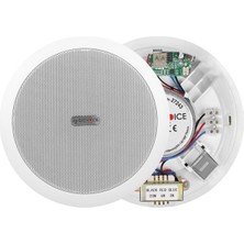 Akıllı Bayi Magicvoice TPI-351 6’’ (16 Cm) Hat Trafolu Alçıpan/asma Tavan Tipi Hoparlör (6W Rms - Mp3 USB Uyumlu) - Beyaz