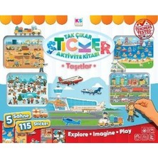 KS Games Taşıtlar Tak Çıkar Sticker Kitabı