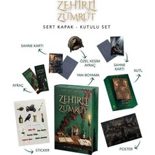 Vera Kitap Zehirli Zümrüt   Yan Boyamalı Kutulu Set (Ciltli)