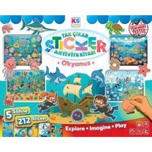 KS Games Okyanus Tak Çıkar Sticker Kitabı