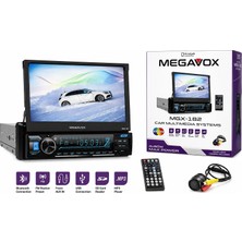 Megavox Indash Teyp – Megavox MGX-182 Indash Kızaklı Ekranlı Teyp – Park Kameralı