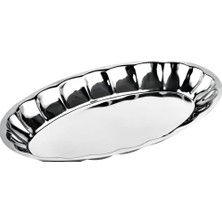 Abant Diplomat Desenli Kayık Tabak 22 Cm (12 Adet)