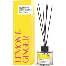 Noir. Noirtone Reed Dıffuser Lemon & Ginger Çubuklu Oda Kokusu 100 ml