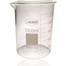1000ML Kısa Form Cam Beher