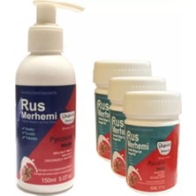 Sh Ticaret Olegovich Medicine Rus Merhemi Tüy Dökücü Azaltıcı Krem Merhem 150 ml 1 Ad + Rus Merhemi Genital Bö