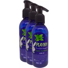 Sh Ticaret Playboy Pure Edible Massage Oil 120ML Nane Aromalı Masaj Yağı 3 Adet