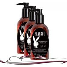 Sh Ticaret Playboy Natural Aromaterapi Massage Oil Kokusuz Vücut Masaj Yağı 3 Adet 120 ml