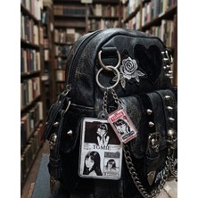 Owlbag Company Owl Bag Tomie Kawakami Desenli Charmlı Acrylic Anahtarlık Çanta Süsü