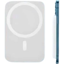 Alemdar Pazarlama 15W Magsafe Uyumlu Manyetik Kablosuz Powerbank 5000 Mah