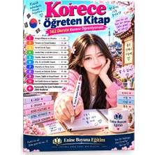 Enine Boyuna Eğitim Korece Öğreten Kitap – Sıfırdan Korece Öğrenme Seti