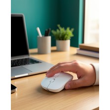 Alemdar Pazarlama 5000 Dpı Bluetooth Kablosuz Mouse Hafif Ergonomik Sessiz Wireless Fare