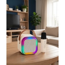 Alemdar Pazarlama Taşınabilir Karaoke Mikrofon Seti Bluetooth Hoparlörlü Yeni Nesil