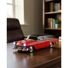 Alemdar Pazarlama Vintage Tasarımlı LED Işıklı Bluetooth Hoparlör 10W