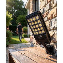 Alemdar Pazarlama Solar LED Bahçe Lambası Hareket Sensörlü Uzaktan Kumandalı Dış Mekan Aydınlatma