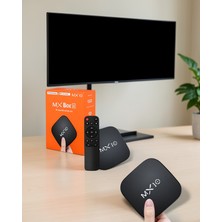 Mx Box Android Tv Medya Oynatıcı 4K Ultra Hd Ses Görüntü Kaliteli