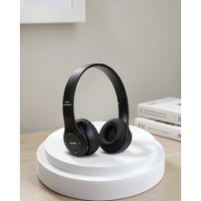 Alemdar Pazarlama Katlanabilir Bluetooth 5.0 Kulak Üstü Kulaklık Stereo Kablosuz