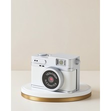 Alemdar Pazarlama Kompakt Mini Kamera, Retro Tasarım, 128GB, 1080P Video