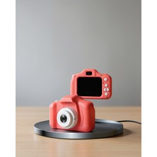 Alemdar Pazarlama Çocuk Kamerası 8mp Hd Ekranlı Darbeye Dayanıklı Şarjlı Mini