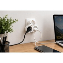 Kahveci Elektronik Store Golyat 3’lü Topraklı Priz Çoklayıcı FIŞ,16A, 250V Elektrik Değeri, Maksimum 3600W Güç Kapasitesi, Dayanıklı Plastik Gövde, Güvenli, Elektrik Dağıtımı, Ev, Ofis ve Iş Yerleri Için Ideal