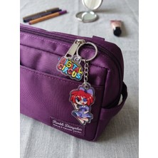 Owlbag Company Owl Bag The Amazing Digital Circus Serisi Ragatha Desenli Acrylic Anahtarlık Çanta Süsü