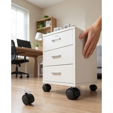 Alemdar Pazarlama Kilitsiz 4 cm Tekerlek Ayak 4’lü Set Sessiz ve Dayanıklı