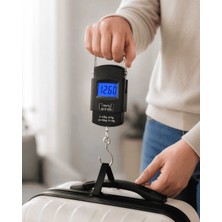 Dijital El Kantarı 50 kg Hassas LCD Ekranlı Bagaj Tartısı