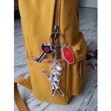 Owlbag Company Owl Bag Hazbin Hotel Serisi Lucifer Morningstar Desenli Acrylic Anahtarlık Çanta Süsü