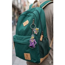 Owlbag Company Owl Bag Jojo's Bizarre Adventure Giorno Giovanna Desenli Acrylic Anahtarlık Çanta Süsü