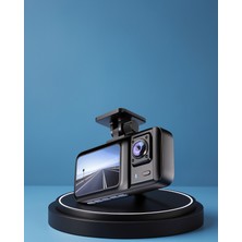 Alemdar Pazarlama Full Hd 3'lü Kayıt 360° Kapsama Gece Görüşlü Araç Kamerası Dashcam