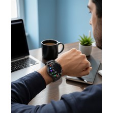 Alemdar Pazarlama Akıllı Saat Yeni Model Sesli Asistan Bildirim Görme Bluetooth Bağlantılı Müzik Dinleme