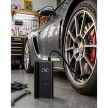 Astraltech Taşınabilir Hava Pompası Akıllı Durdurma Özellikli Lastik Şişirici