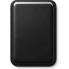 Başkenttekno Iphone Uyumlu Premium Magsafe Mıknatıslı Deri Kartlik & Cüzdan Mıknatıslı Slim Deri Cüzdan