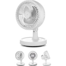 Alemdar Pazarlama 2200 Rpm Mini Masaüstü Vantilatör Sessiz ve Güçlü Hava Akışlı Fan