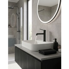 Titanium Design Slim Siyah Lavabo Bataryası