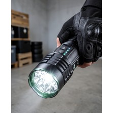 Astraltech Çok Fonksiyonlu LED El Feneri Güçlü Işık ve Dayanıklı Gövde