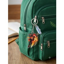 Owlbag Company Owl Bag Genshin Impact Serisi Mavuika Karakteri Desenli Acrylic Anahtarlık Çanta Süsü