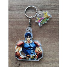 Owlbag Company Owl Bag Jojo's Bizarre Adventure Serisi Jonathan Joestar Desenli Acrylic Anahtarlık Çanta Süsü