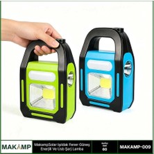 Evimdeyokyok Solar Işıldak Fener Usd Şarj Lamba